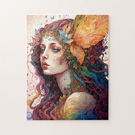 Rainbow Goddess Fantasy Art Legpuzzel (Verticaal)