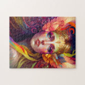 Rainbow Goddess Fantasy Art Legpuzzel (Horizontaal)