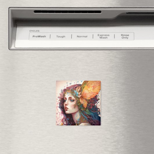 Rainbow Goddess Fantasy Art Magneet (Insitu (Vaatwasser))