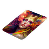 Rainbow Goddess Fantasy Art Magneet (Linkerzijde)