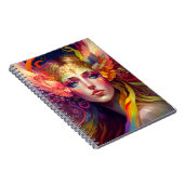Rainbow Goddess Fantasy Art Notitieboek (Rechterzijde)