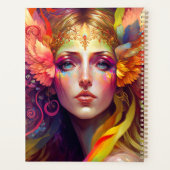 Rainbow Goddess Fantasy Art Planner (Achterkant)