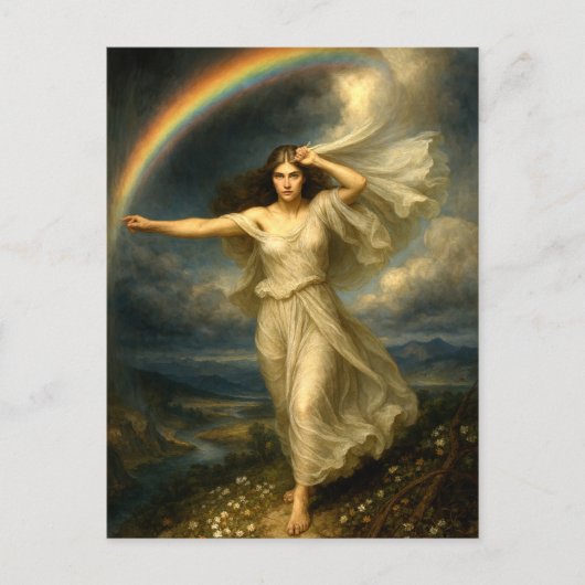 Rainbow Goddess Iris Briefkaart (Voorkant)