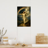 Rainbow Goddess Iris Poster (Keuken)
