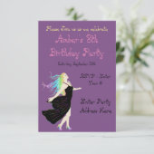 Rainbow Goddess Verjaardag Kaart (Staand voorkant)