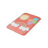 Rainbow God's convenant | Sun Dove Olive-ballonnen Badmat (Gekanteld)