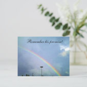 RAINBOW GODS PROMISE briefkaart (Staand voorkant)