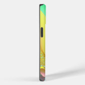 Rainbow Gold Glitter iPhone Mate Stoer Hoesje (Achterkant / Rechts)