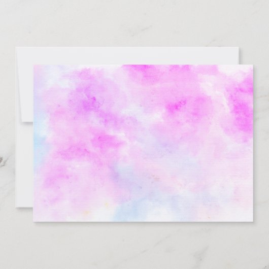 Rainbow Gold glitter pastel 3 foto's 1e verjaardag Kaart (Achterkant)