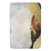 Rainbow Gold Metallic Mountain Bright Sun Landscap Badmat (Voorkant Verticaal)