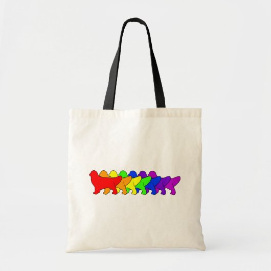 Rainbow Golden Tote Bag (Voorkant)