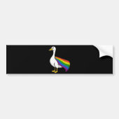 Rainbow Goose LGBTQ Pride Gay Transgender LGBTQ+ Bumpersticker (Voorkant)