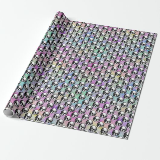 RAINBOW GOTHIC WRAPPING PAPIER (Uitgerold)