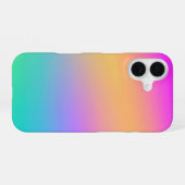 Rainbow Gradient Colorful iPhone 16 Hoesje (Achterkant horizontaal)