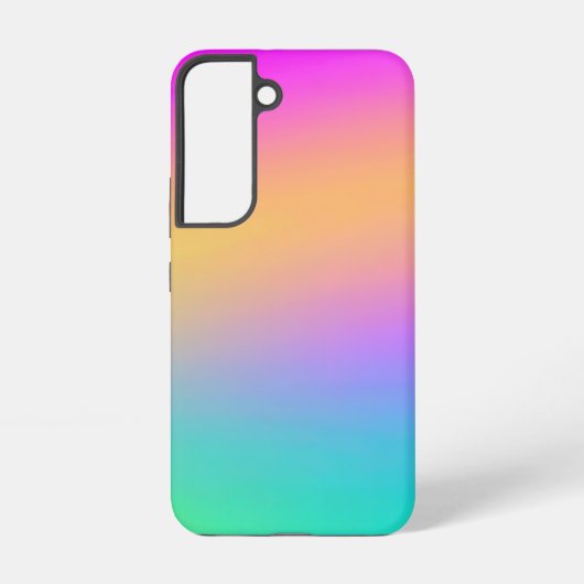 Rainbow Gradient Colorful Samsung Galaxy Hoesje (Achterkant)