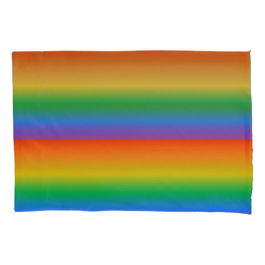 Rainbow gradient colors kussensloop (Voorkant)