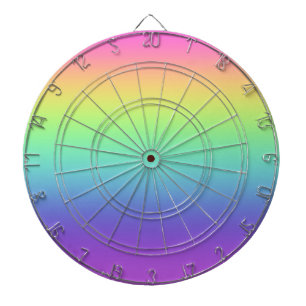 Rainbow Gradient Dartboard Dartbord