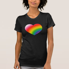 Rainbow Gradient Heart T-shirt