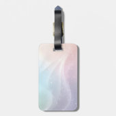 Rainbow Gradient Invitation | Elegant Pastel Spark Bagagelabel (Achterkant verticaal)