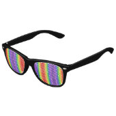 Rainbow Gradient Kleurrijk Plezier Kinder Zonnebril (Gekanteld)