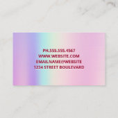 Rainbow Gradient | Nagellak Pour Visitekaartje (Achterkant)