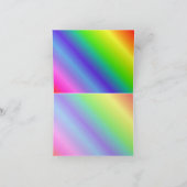 Rainbow Gradient Note-Kaart Kaart (Binnen)