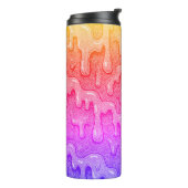 Rainbow Gradient Slime Drip Thermosbeker (Gedraaid links)