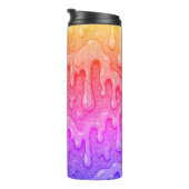 Rainbow Gradient Slime Drip Thermosbeker (Geroteerd rechts)