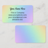 Rainbow Gradient Visitekaartjes (Voorkant / Achterkant)