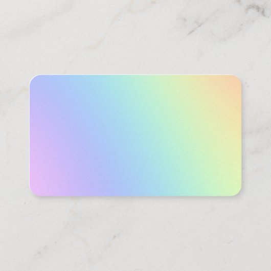 Rainbow Gradient Visitekaartjes (Achterkant)