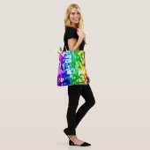 Rainbow Graffiti-Canvas tas (Op model)