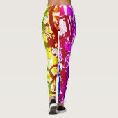 Rainbow Graffiti Leggings (Achterkant)
