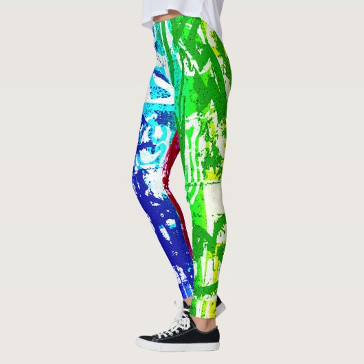 Rainbow Graffiti Leggings (Links)