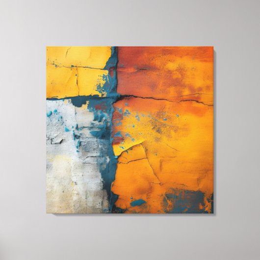 Rainbow Granite Canvas Art Afdruk (Voorkant)