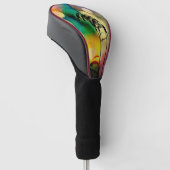 Rainbow Grass Drama Golfheadcover (Schuin)