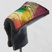 Rainbow Grass Drama Golfheadcover (3/4 voorkant)