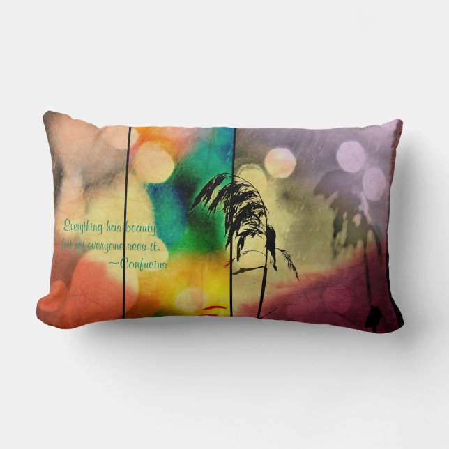 Rainbow Grass Drama Kussen (Voorkant)
