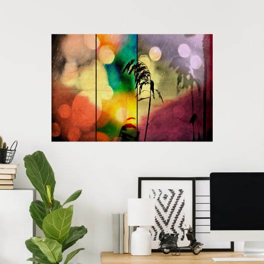 Rainbow Grass Drama Poster (Thuiskantoor)