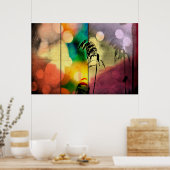 Rainbow Grass Drama Poster (Keuken)