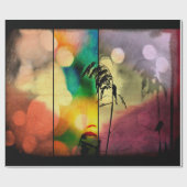 Rainbow Grass Drama Wrapping Paper Cadeaupapier (Vlak)