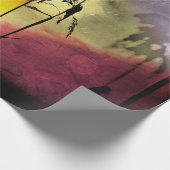 Rainbow Grass Drama Wrapping Paper Cadeaupapier (Hoek)