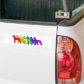 Rainbow Great Dane Bumpersticker (Op Truck)