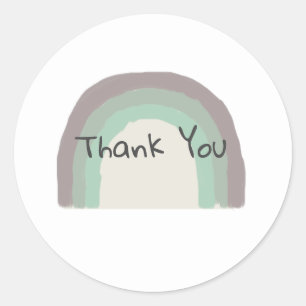 Rainbow Green Ombre-Stickers voor het schilderen Ronde Sticker