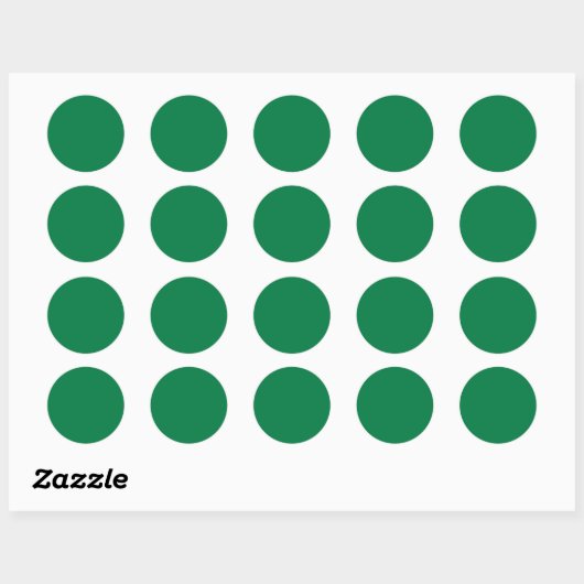 Rainbow Green Ronde Sticker (Vel)