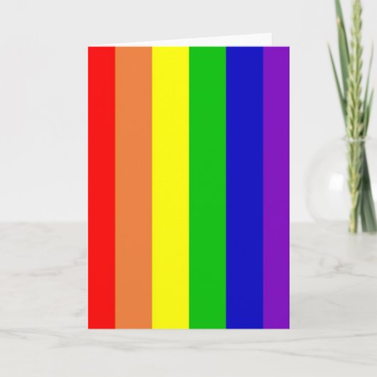 Rainbow Greeting Card Kaart (Voorkant)