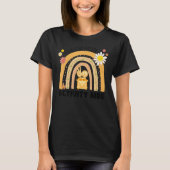 Rainbow Groovy Peace Activity Aide T-shirt (Voorkant)