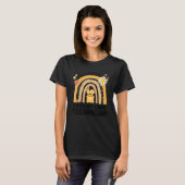 Rainbow Groovy Peace Patiëntentechnicus Vinta T-shirt (Voorkant volledig)