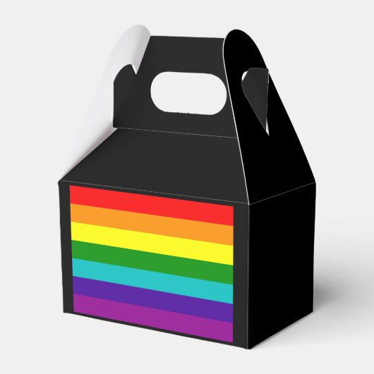 RAINBOW GROTE GIFT BAG BEDANKDOOSJES (Voorkant Zijde)