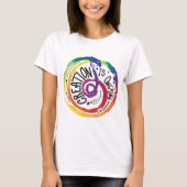 Rainbow Growth Mindset Art Quote T-shirt (Voorkant)