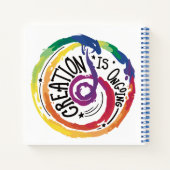 Rainbow Growth Mindset Sketchbook Notitieboek (Achterkant)